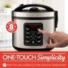 Gourmia Rice Cooker – 5 Qt Capacity, 20 Cup Cooked,