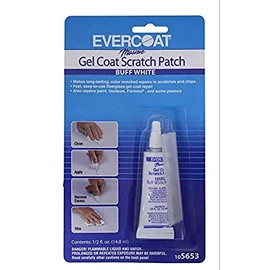 Fiberglass Evercoat 105653 Gel Coat Scratch Patch, Buff White