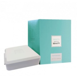 White Dental Beauty Teeth Whitening Kit; 8 Syringes of 1.2 ml Tooth Whitening System Powered by NOVON® Technology. Includes Kit, Boil and Bite Whitening Trays, and Case (6% Hydrogen Peroxide)