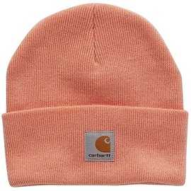 Carhartt Unisex Kids' Knit Beanie Watch Hat, Peach Amber