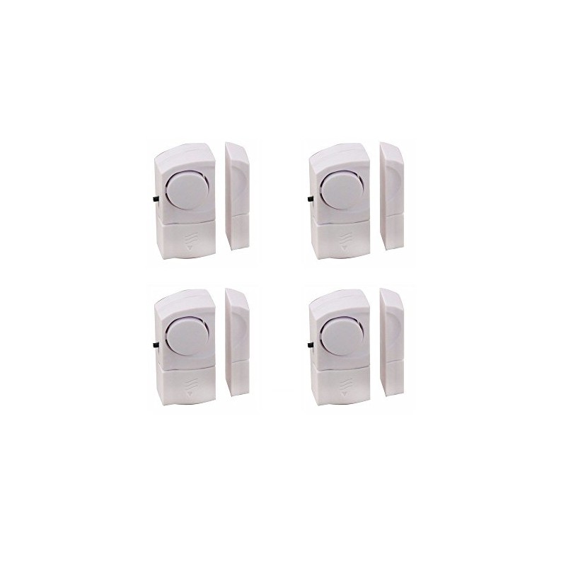 WINDOWS DOORS BURGLAR INTRUDER ALARMS - SET OF 4 -