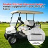Golf Cart Seat Covers Front & Rear Sets 2 PCS