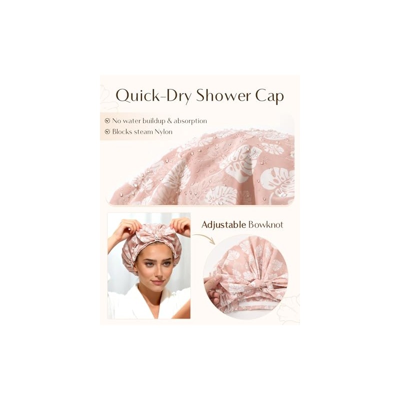 YANIBEST Gorro De Ducha Antideslizante De Lujo Yanibest Para Mujer