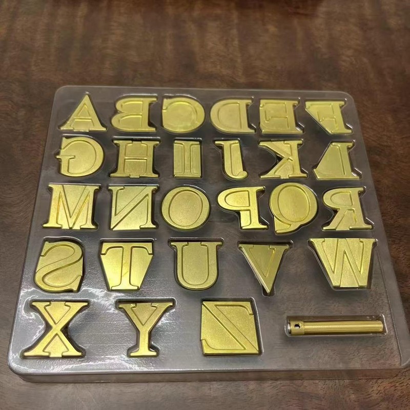 Wood Burning Letters Tips,Uppercase Alphabet HotStamps Set for Branding and