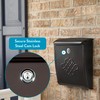 Architectural Mailboxes Bordeaux™ Locking, Wall-Mounted Mailbox for Outside, Decorative Metal