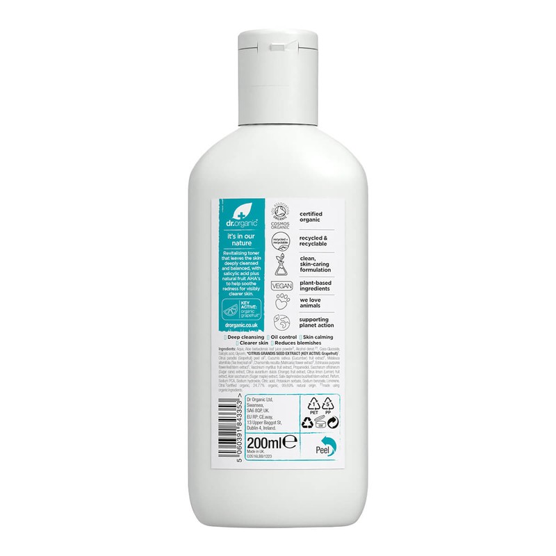 Dr Organic Skin Clear Purifying Toner, 200ml