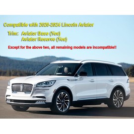 MOERTIFEI Car Mudguard Fender Mud Flaps Splash Guards Compatible with Lincoln Aviator Base and Aviator Reserve 2020 2021 2022 2023 2024