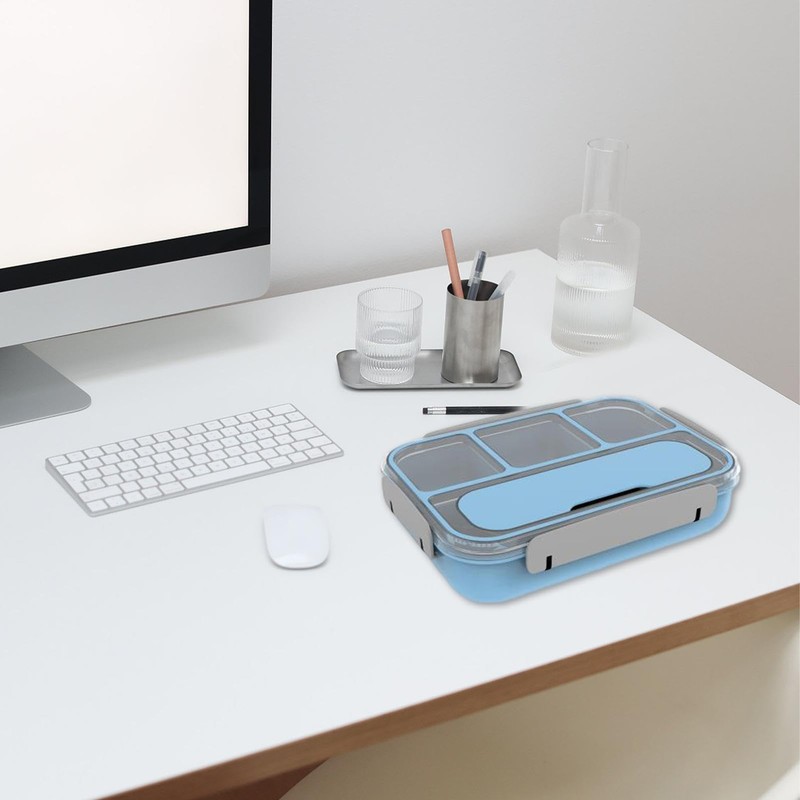 Leak Proof Lunch Box - Leak-Proof 4 Grids Divided Lunch