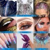 Holographic Face Glitter Gel Body Shimmer Makeup for for Hair,