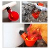 Automatic Chicken Water Cups, 10Pcs Chicken Waterer PVC Tee Fittings