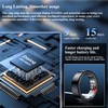 NEWTRENDS Smart Ring, Heart Rate/Sleep/Blood Oxygen Monitoring, Step Count, Wearable