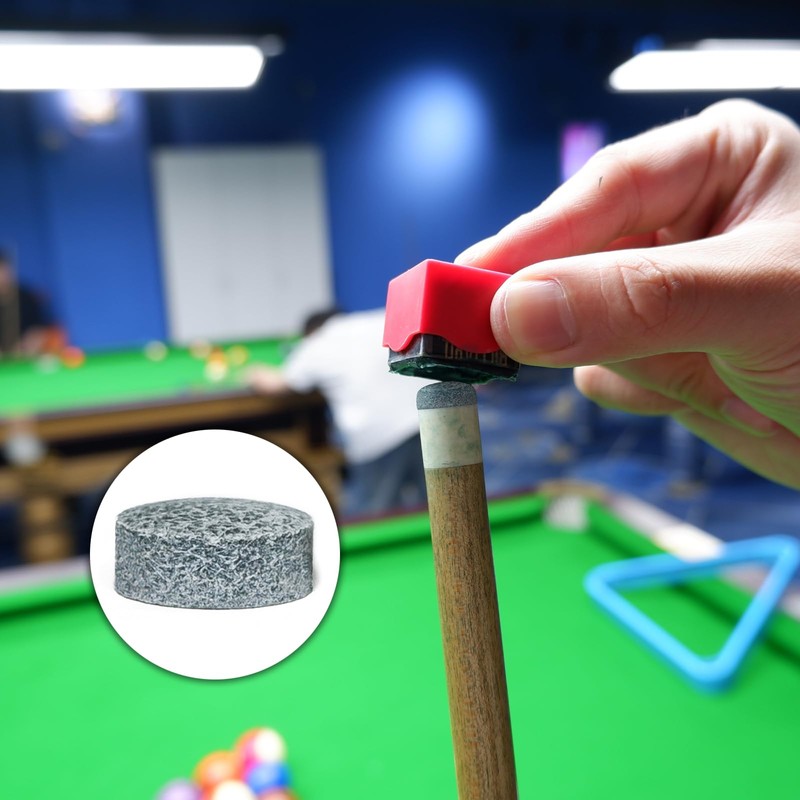 HUIESON 25Pcs 13mm Replacement Pool Cue Tips, Billiard Pool Cue