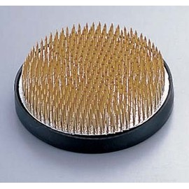 Special Kenzan with Flower Vase Protector, Round with Rubber Ring, Medium Large