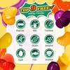 4 Friuts in 8 Packs Assorted Gummy Candy Individually Wrapped,