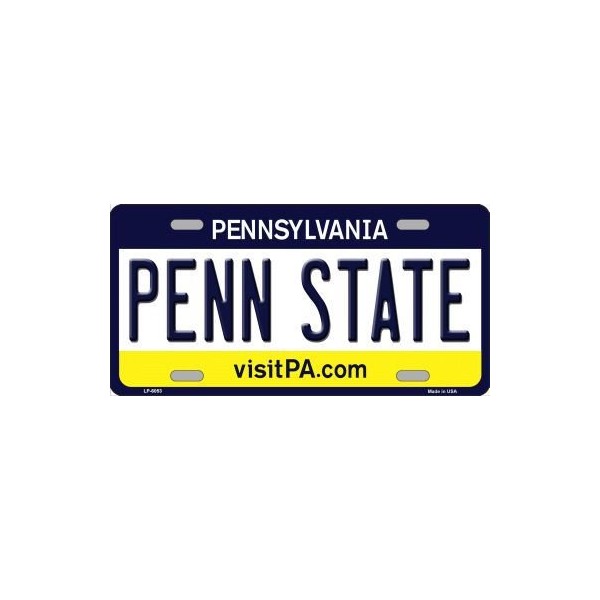 Penn State Pennsylvania State Novelty Metal License Plate Tag LP-6053