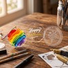 70 Pcs 3 Inch Clear Acrylic Ornament Blanks, Round Acrylic