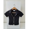 Two-way zipper collar cardigan free / 투웨이지퍼 카라 가디건 free