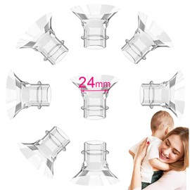 LOZAEVE 24mm Flange Insert Compatible with 27-28mm Flange/Shield of Breast Pumps, for Momcozy S9 Pro S10 S12 Pro Medela Spectra Elvie Stride TSRETE S18 S21 S23 Bellababy kmaier NCVI MomMed BIOBOO