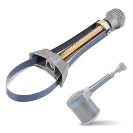 Oil Filter Removal Strap Wrench, Oil Filter Removal Tool Aluminum Strap Wrench Diameter Adjustable 60mm to 120mm HNH