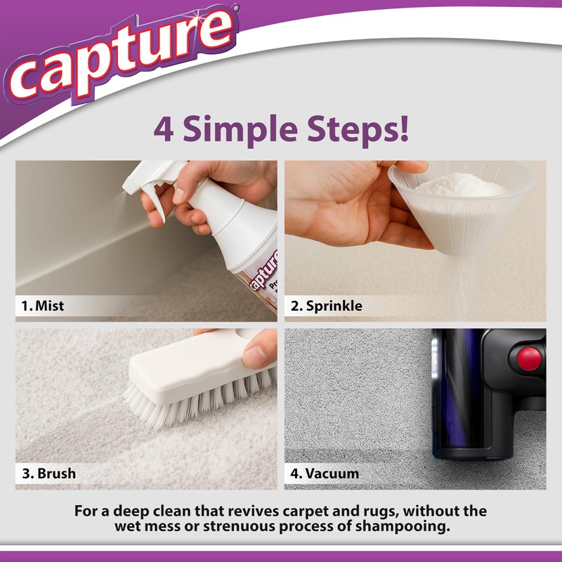 Capture Pre-Mist Soil Release for Carpet Dry Cleaner - Carpet