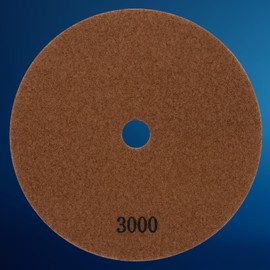 Dia-Dry Professional Diamond Sanding Pad, Ø 125 mm, Velcro Attachment, for Dry Sanding, Natural Stone, Marble, Granite, Perfect for Glass and Ceramic Processing
