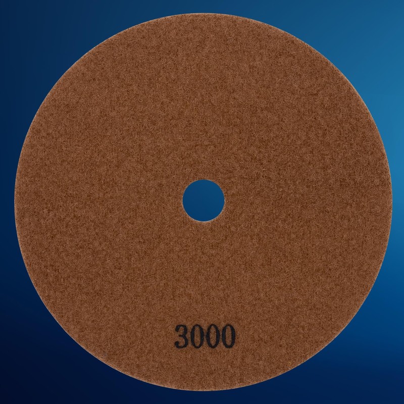 Dia-Dry Professional Diamond Sanding Pad, Ø 125 mm, Velcro Attachment,
