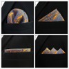 Shlax&Wing 5 Pieces Assorted Mens Pocket Square Handkerchiefs SetLSet40