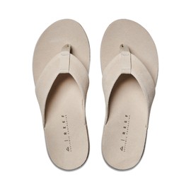 Reef Ojai Men's Sandal, Premium Suede, Soft Cushion Footbed, Oat, 8