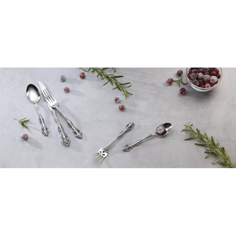Oneida Silverware Set, Michelangelo Fine Flatware Tall Drink Spoon, Service