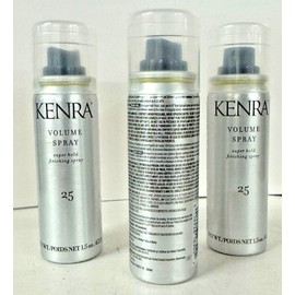 Kenra Kendra Volume Spray 25 Super Hold Finishing & Styling Hairspray  1.5 Oz  3 pack