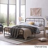 Christopher Knight Home Sylvia Queen-Size Iron Bed Frame, Minimal, Industrial,