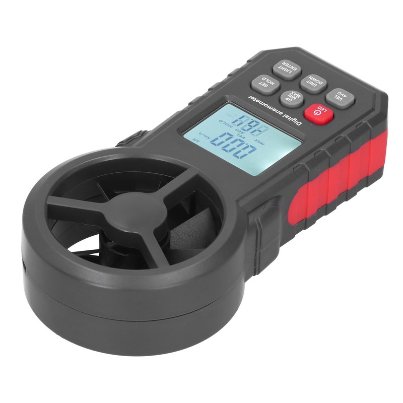 WT87B Bluetooth Digital Anemometer with LCD Backlight 9V Handheld Wind