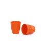 Mintra Home Unbreakable Cups and Tumblers 4pk (Bold Collection) (Orange,