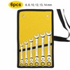 Metric Flex-Head Ratcheting Wrench Set for Auto Repair – 72-Tooth