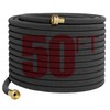 Soaker Hose 50 FT For Garden Beds,Heavy Duty Solid Brass