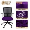 sourcing map Office Chair Cover, Stretchable Soft Rotating Chair Slipcover