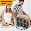 2 Pack Cutting Board Organizer, 5 Slot Cutting Board Holder