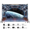 7x5ft Spaceship Interior Backdrop Science Fiction Spacecraft Cabin Window View
