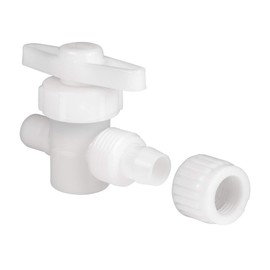 RecPro RV Plumbing Hardware | 06892 | 1/2" Compression to 1/2" Male Adapter | Shutoff Valve | Pex Pipe/Tubing Fittings (2 Fittings)