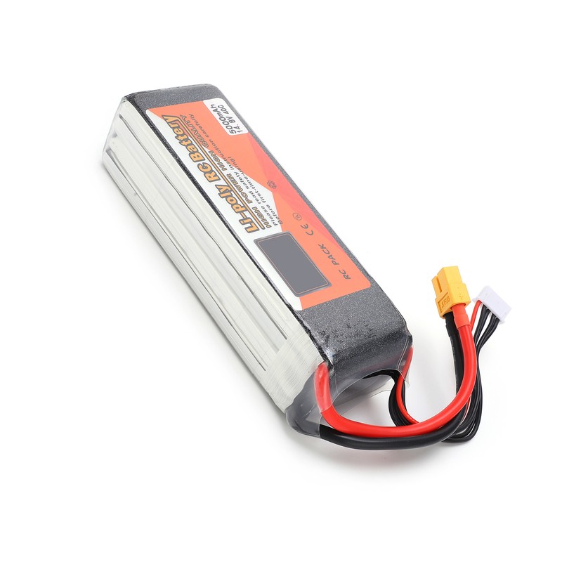 14.8V 5000mAh 40C 4S XT60 Plug LiPo Battery for FPV