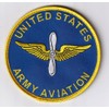 US Army Aviation Branch Patch – with Hook and Loop,