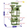Gitelsnour Cat Tree for Indoor Cats Large Adult, 74" Cat