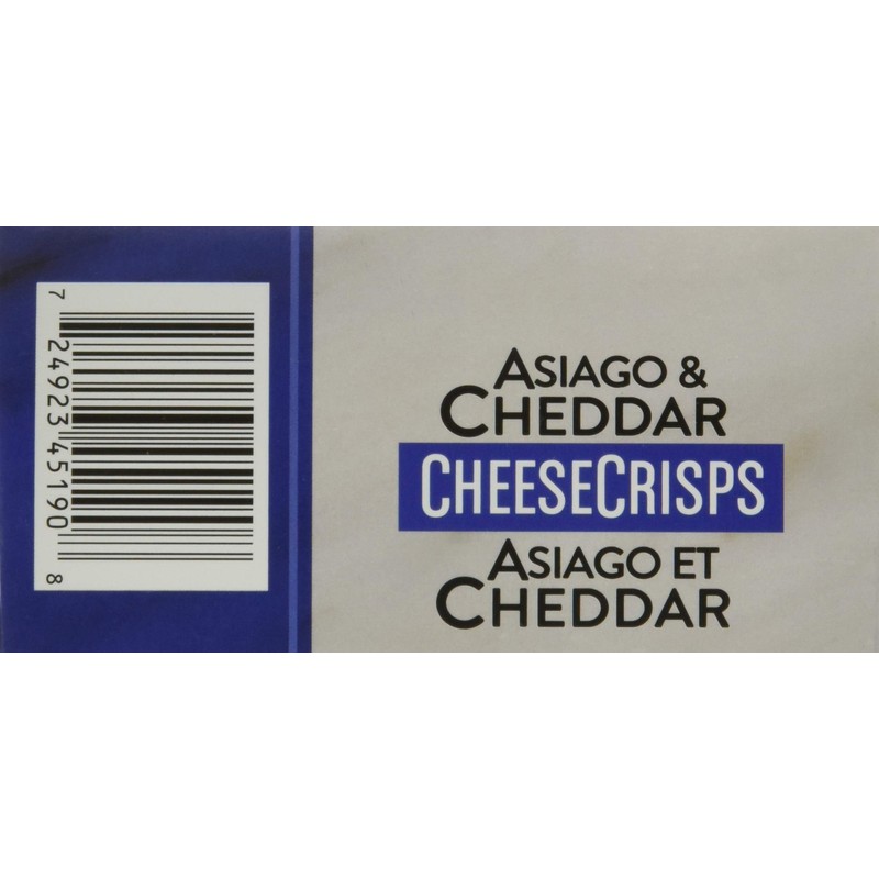John Wm. Macy's Cheddar & Asiago Cheesecrisps, 127g