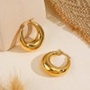 HUGE TOMATO 925 Silver Earrings Gold Hypoallergenic Hoop Earrings Gold