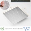 BESy 12 Inch Rain Shower Head, 12" Square Rainfall &