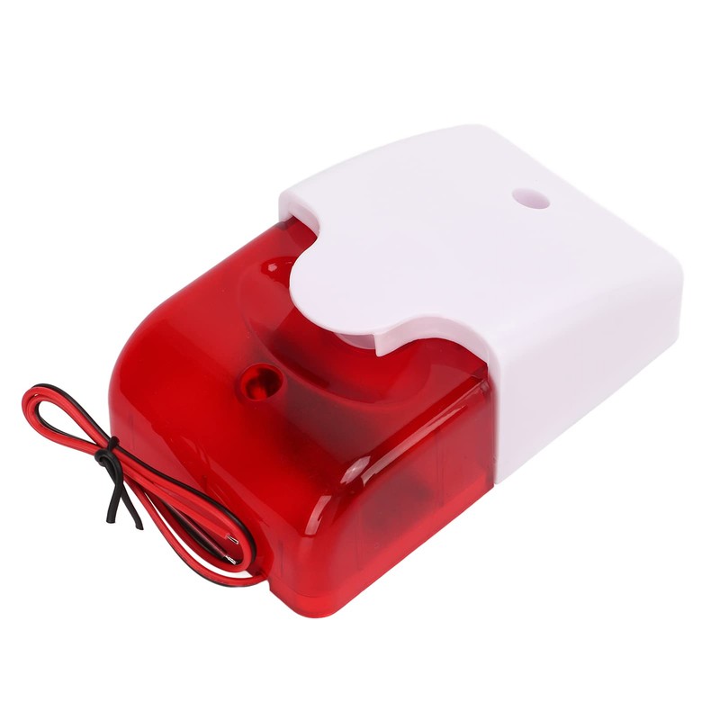 Sonew Strobe Siren, Red Strobe Siren Sound and Light Alarm