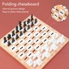 Wooden Chess Game Children Adult Portable Funny Folding Chess Board