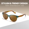 TJUTR Polarised Sunglasses for Women Retro Ladies Sunglasses with UV