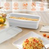 Microwave Pasta Cooker with Strainer Lid- Quickly Spaghetti Cooker- No