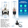 CenryKay 10Pack Black 2 Position 2 Pin ON-Off Metal Toggle